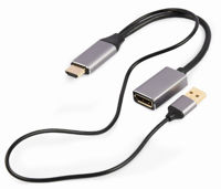 Adapter DP F to HDMI M  Active 4K Cablexpert "A-HDMIM-DPF-02" Display port fem to HDMI male