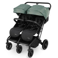 Сărucior pentru copii BabyGo BGO-7903 GoTwice Green pentru gemeni