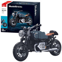 Set de construcție Sluban B1134 Motocicleta R9MS, scara 1:12 (191 elem.)