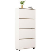 Raft pentru încălțăminte Mobildor-Lux Leo 100x27x164 cm White