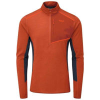 Îmbrăcăminte sport Rab Tricou barbati Syncrino Light Pull-On Red Clay M (QFF-19-RCY-MED)