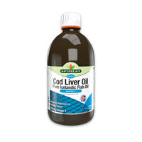 Cod Liver Oil Pur-Omega-3 1190mg 500ml Natures Aid