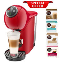 Кофемашина капсульная Krups KP340510 Genio S Plus + Сadou 4cutii Dolce Gusto (Cortado, Lungo, Au Lait, Macchiato Caramel)