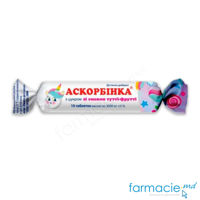 Acid ascorbic cu zahar 25mg N10 tutti frutti (TVA20%) KVZ