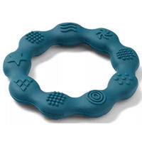 Iinel dentiție BabyOno 0825/03 Inele dentitie din silicon RING blu