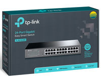 24-Port Gigabit Easy Smart Switch TP-LINK "TL-SG1024DE" metal case, Rackmount