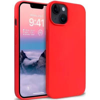 Чехол для смартфона Helmet Case Silicone Soft Touch iPhone 15 Plus/14 Plus, silicone soft touch, Red