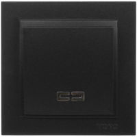 Întrerupător electric Mono Electric Intrerupator 1cl. ilum. grafit Despina