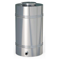 Бочка для вина Metancor Бочка круглая 30 л, Кламп 101.6мм, H=375мм, AISI 304