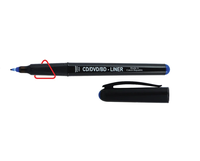 Маркер Centropen CD/DVD Liner ergoline 0.6 мм Синий