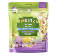 Лакомая кашка овсяная Heinz - банан, яблоко, земляника (6+ мес) 170 г