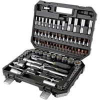 Набор ручных инструментов Topmaster 339103 набор головок с трещоткой 1/4,1/2",Cr-V. 86шт. Proffesional