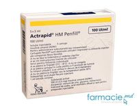 Actrapid® HM Penfill® sol. inj. in cartus 100 UI/ml 3 ml N5