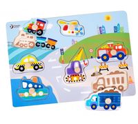 Puzzle de lemn "Transport" Clasic World 3611