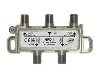 купить HFD 4 (Splitter 4-way, 5 - 2400 MHz) в Кишинёве