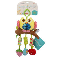 Jucărie cu pandantiv Hoogar HG01040024 Campanula, Owl Yellow