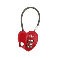 Breloc Munkees TSA Combination Lock Heart, 3606