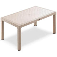 Mobilier pentru grădină Hydro S Masă Rattan, 150x90x75, Bej