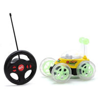 Радиоуправляемая игрушка New World 9802M-1 Трюковой автомобиль-опрокидыватель (жёлтый), 93308