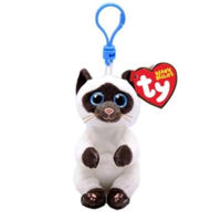 Jucărie de pluș TY TY43106 Breloc pisicuță Miso 8,5 cm (Bellie clips)