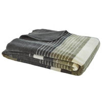 Домашний текстиль s.Oliver 2599/780 Jacquard Decke Dark grey/dark olive