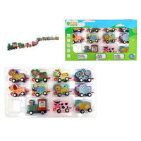 Игрушка Promstore 51786 Игрушка Поезд с животными 11деталей