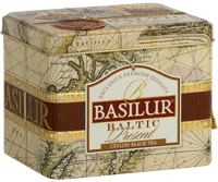 Чай черный  Basilur Lose Leaf Tea  PRESENT BALTIC, металлическая коробка  100 г