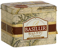 Ceai negru  Basilur Lose Leaf Tea  PRESENT BALTIC, cutie metalică  100g