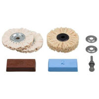 Набор головок, бит, насадок Wolfcraft Set de lustruit profesional 2179000