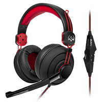 Gaming Headset SVEN AP-G888MV, 40mm drivers, 20-20000Hz, 32 Ohm, 110dB, 298g., 3.5mm, Black/Red