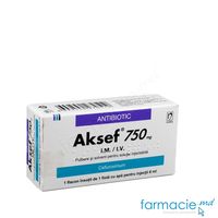 Aksef® pulb.+solv./sol. inj 750 mg N1 + 6 ml N1