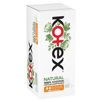 Absorbante pentru fiecare zi Kotex Natural Normal, 40 buc.