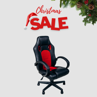 Fotoliu gaming CX 6207 negru cu rosu