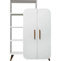 Офисный стеллаж Trendy Forma, Alb 90x132x32cm, raft de carti