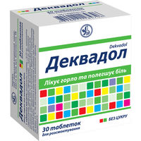 Dekvadol comp. de supt menta 0.25 mg/0.03 mg N6x5 KVZ