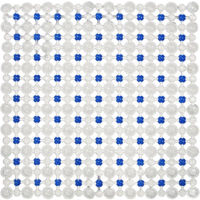 Коврик для ванной Bisk 05197 antiderapant, 45x45, albastru, SIMPLY