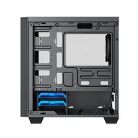 Case mATX GAMEMAX Aero Mini, w/o PSU, 4x120mm ARGB, Front Mesh, Fan Controller, TG, USB 3.0, Black