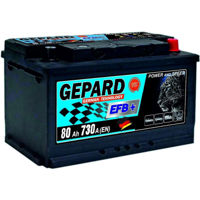 Acumulator auto Gepard Silver 80 AH EFB START STOP 730A (313x175x174)