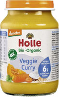 Piure Holle Bio amestec vegetal Veggie Curry (6+ luni) 190 g