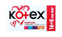 Tampoane Kotex Normal, 16+8 buc.