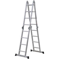 Лестница Cagsan Ak020 трансформер, 4x5 ст, H=6.2m, макс.нагрузка150kg