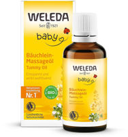 Ulei calmant pentru masajul burticului Weleda Baby cu galbenele 50 ml