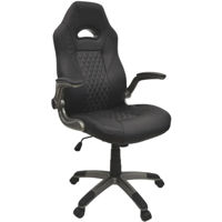 Fotoliu de birou Deco F-86 Black Grey