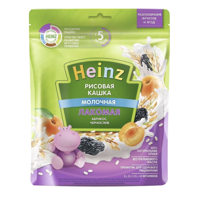 Лакомая кашка рисовая Heinz - курага, чернослив (5+ мес) 170 г