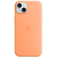 Husă pentru smartphone Apple iPhone 15 Plus Silicone MagSafe Orange Sorbet MT173