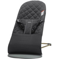 Детское кресло-качалка BabyBjorn 006116A Bliss Black, Coton