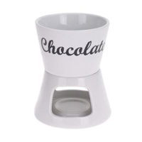 Чашка Excellent Houseware 51396 Фондю-чашка для горячего шоколада с 2 вилками