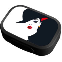 Контейнер для хранения пищи Promstore 55654 Lunch-box Phibo Fashion 0.98l, negru