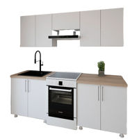 Мебель для кухни Smartex (30013) K1 220cm Alb