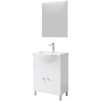 Шкаф под умывальник Savinidue BEST 55 + oglinda